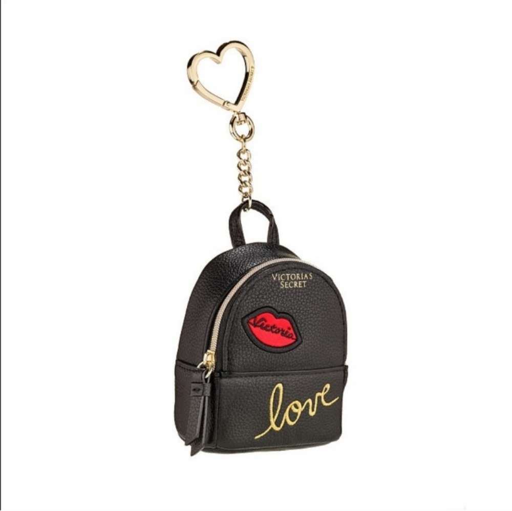 Victoria secret backpack keychain bag charm💋